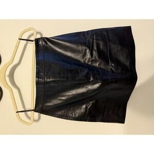 GAP 100% genuine leather made in 2000 mini skirt